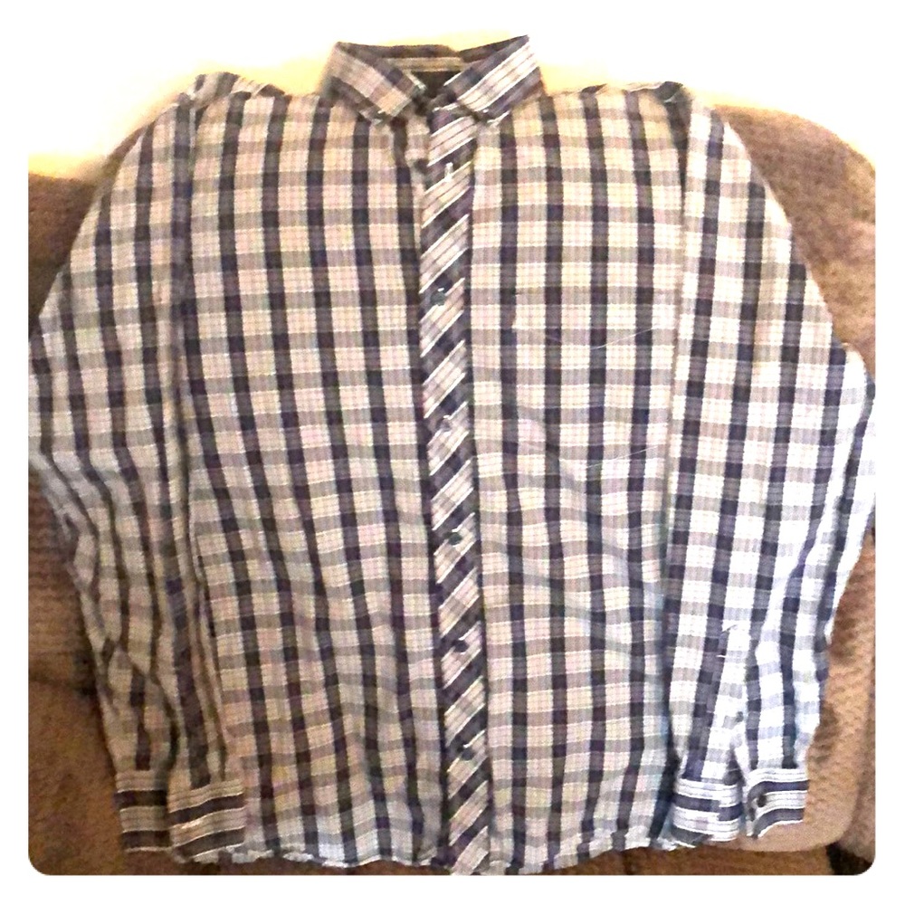 Banana Republic L/S Button-Up Shirt Mens L 16-16.5